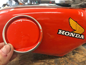 Honda Daytona Orange Motorcycle Paint