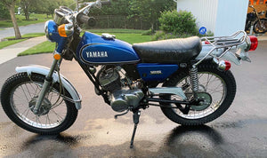 Yamaha Brigade Blue Motorcycle Paint