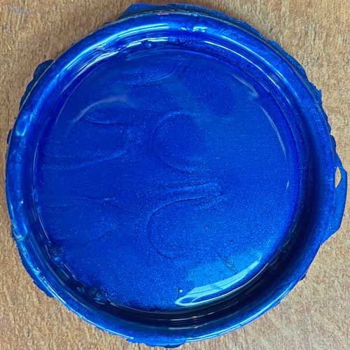 Yamaha Brigade Blue Motorcycle Paint