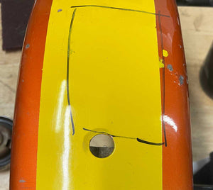 Yamaha Competition Yellow Motorcycle Paint