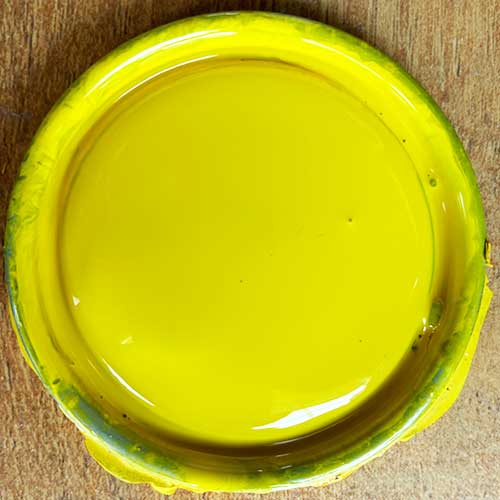 Yamaha Competition Yellow Motorcycle Paint