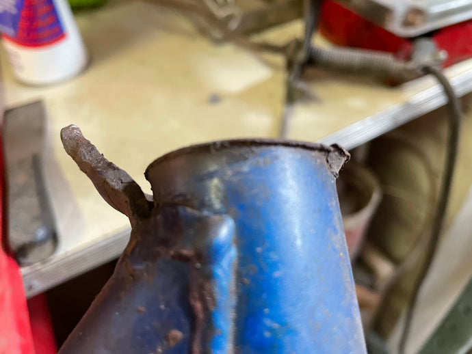 Honda Z50 Frame Repair - Mushroom Neck Fix!