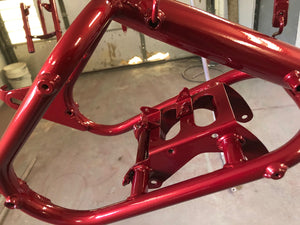 Honda Candy Ruby Red Motorcycle Paint