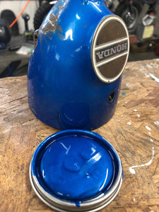 Honda Candy Sapphire Blue Motorcycle Paint