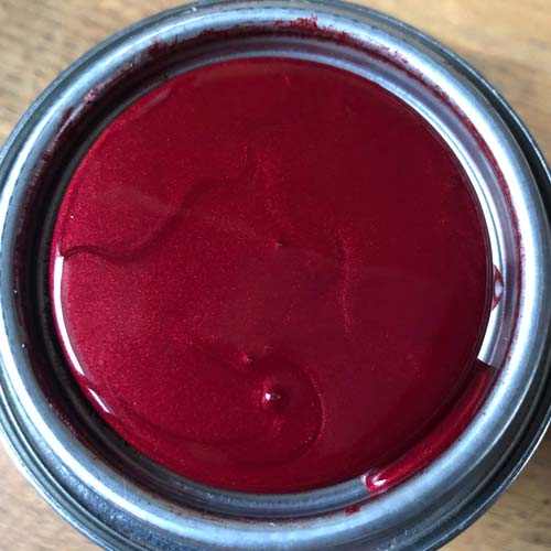 Honda Candy Ruby Red Motorcycle Paint