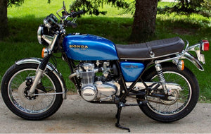 Honda Candy Sapphire Blue Motorcycle Paint
