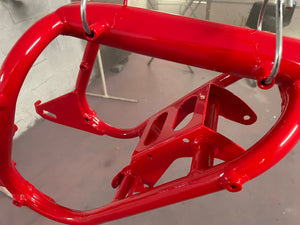 Honda Candy Red Motorcycle Paint